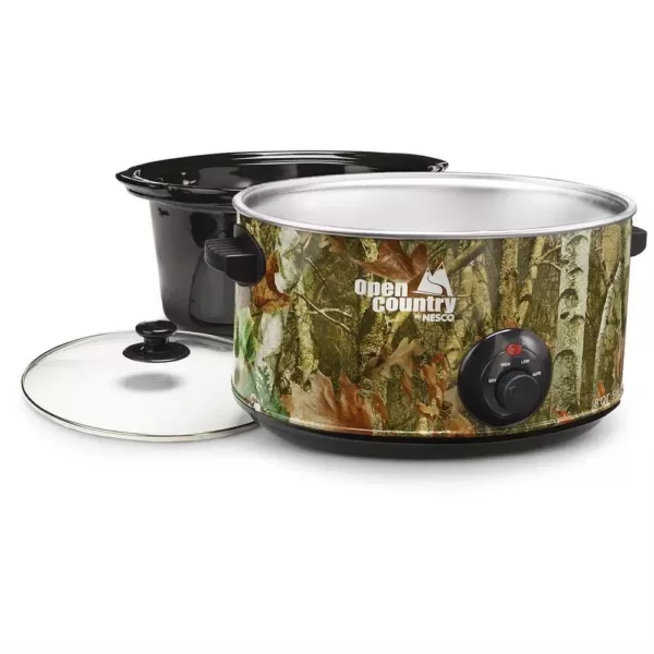 Nesco Open Country 8 Qt. Camoflauge Slow Cooker with Temperature Settings