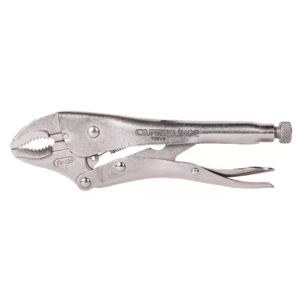 Capri Tools Klinge 7 in. Curved Jaw Locking Pliers with Wire Cutter