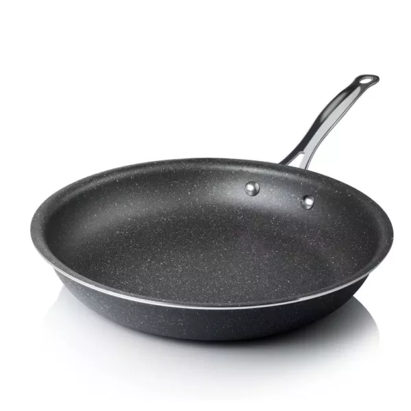 GRANITESTONE 12 in. Aluminum Ultra-Durable Non-Stick Diamond Infused Round Fry Pan