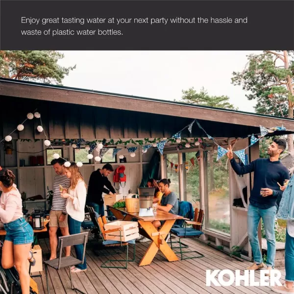 KOHLER Clarity Explore Recreational Water Filter Cartridge System in Charcoal Ombre