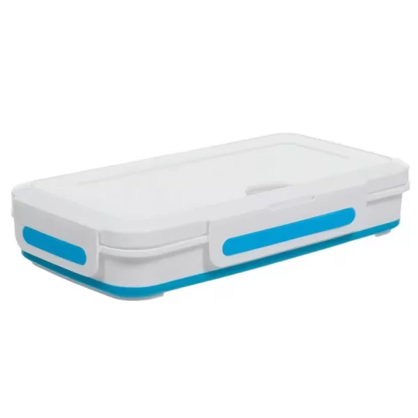 Classic Cuisine Rectangular Expandable Lunch Box with Dividers