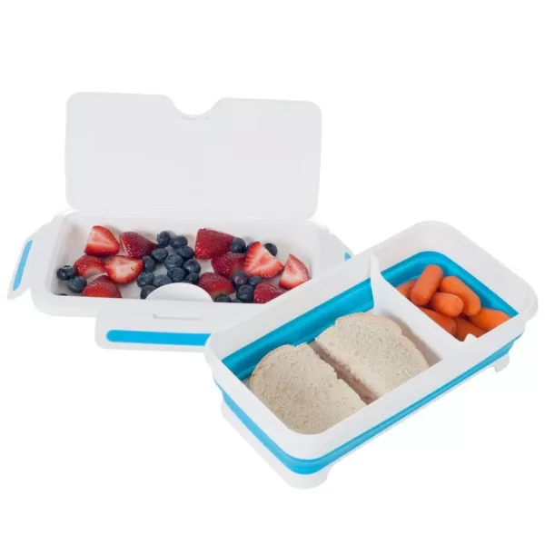 Classic Cuisine Rectangular Expandable Lunch Box with Dividers