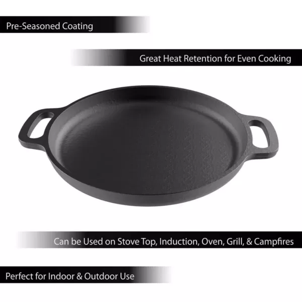 Classic Cuisine Cast Iron Pizza Pan