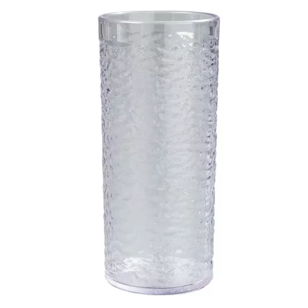 Carlisle 20 oz. SAN Plastic Pebble Optic Tumbler in Clear (Case of 24)