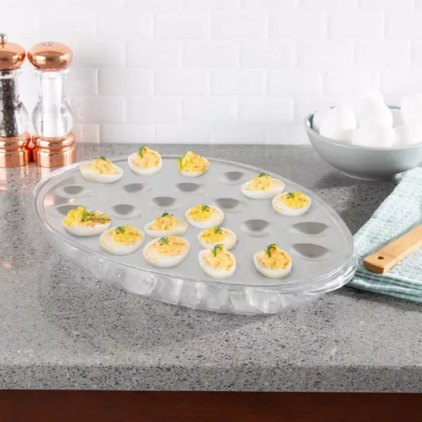 Classic Cuisine Deviled Egg Chilled Serving Tray