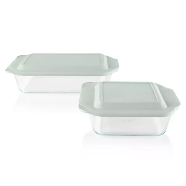 Pyrex 4-Piece Glass Baker Set