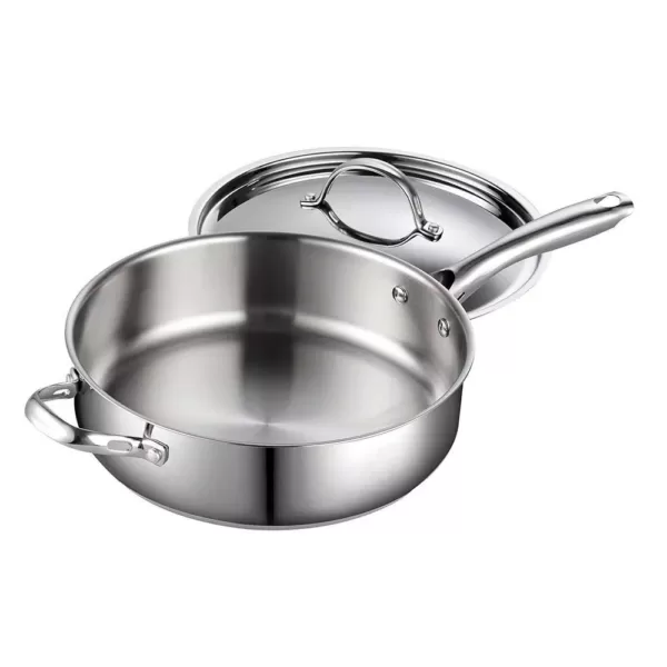 Cooks Standard Classic 5 qt. Stainless Steel Saute Pan with Lid