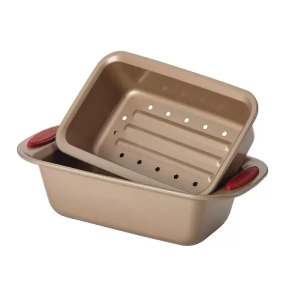 Rachael Ray Cucina 10-Piece Latte and Cranberry Bakeware Set