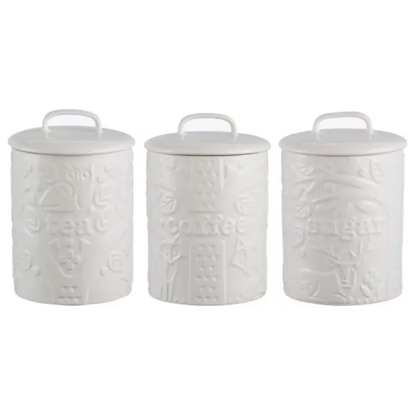 Mason Cash In the Forest 3-Piece Coffee, Sugar and Tea Canister Set