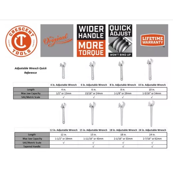 Crescent 6 in. Adjustable Wrench