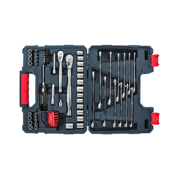 Crescent Mechanics Socket and Tool Set + 6in. and 10in. Wide Jaw Adjustable (72-Piece)