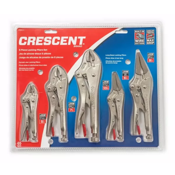 Crescent Locking Plier Set (5-Piece)