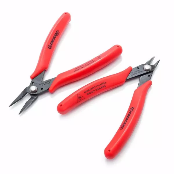 Crescent 4 in. Shear-Cutter Plier Set (2-Piece)