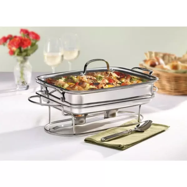 Cuisinart Classic Entertaining 5 Qt. Rectangular Buffet Server in Stainless