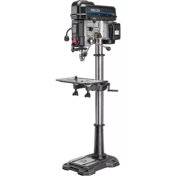 Delta 18 in. Floor Standing Drill Press with Worklight, Laser and 16-Speeds