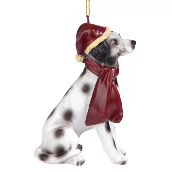 Design Toscano 3.5 in. Dalmatian Holiday Dog Ornament Sculpture