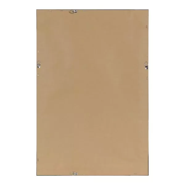 DesignOvation Beatrice Walnut Brown Dry Erase Memo Board