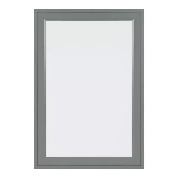 DesignOvation Bosc Gray Dry Erase Memo Board