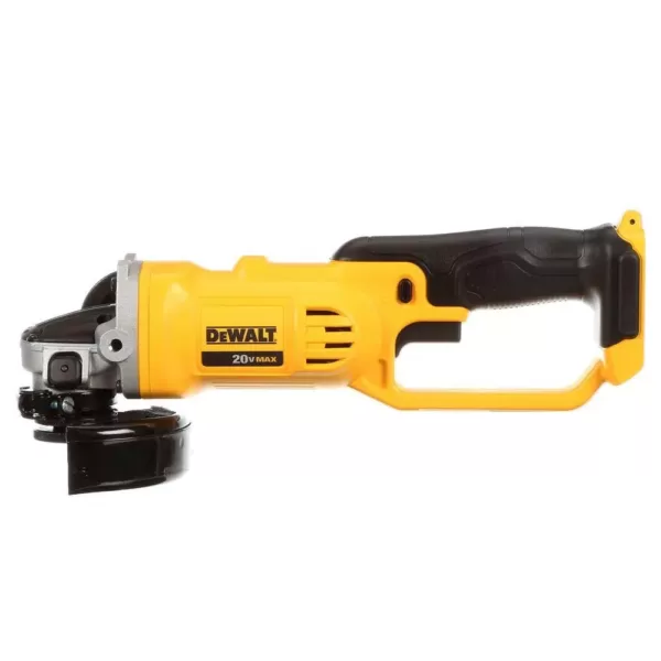 DEWALT 20-Volt MAX Cordless 4-1/2 in. to 5 in. Grinder with (25) Metal and Stainless Cutting Wheels