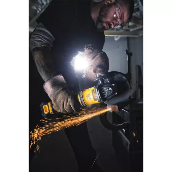 DEWALT 20-Volt MAX XR Cordless Brushless 4-1/2 in. Paddle Switch Small Angle Grinder with (1) 20-Volt 3.0Ah Battery & Charger