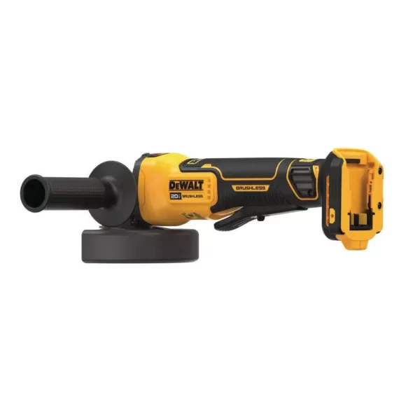 DEWALT 20-Volt MAX Cordless Brushless 4-1/2 to 5 in. Paddle Switch Angle Grinder with FLEXVOLT ADVANTAGE (Tool Only)