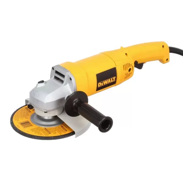 DEWALT 13 Amp 7 in. Heavy Duty Angle Grinder with Bag and Wheels