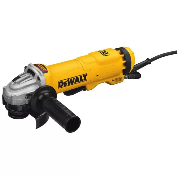 DEWALT 11 Amp Corded 4.5 in. Small Angle Paddle Switch Angle Grinder with Brake and No-Lock On