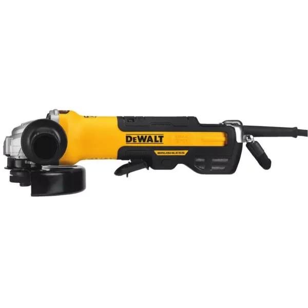 DEWALT 13 Amp Corded 5 in. to 6 in. Brushless Angle Grinder with Paddle Switch