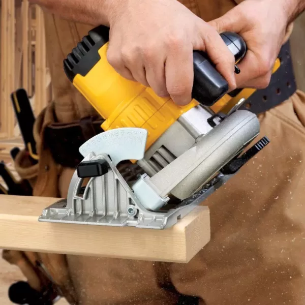 DEWALT 20-Volt MAX Cordless 6-1/2 in. Circular Saw with Bonus 6-1/2 in. 18-Tooth Fast Cutting Carbide Circular Saw Blade