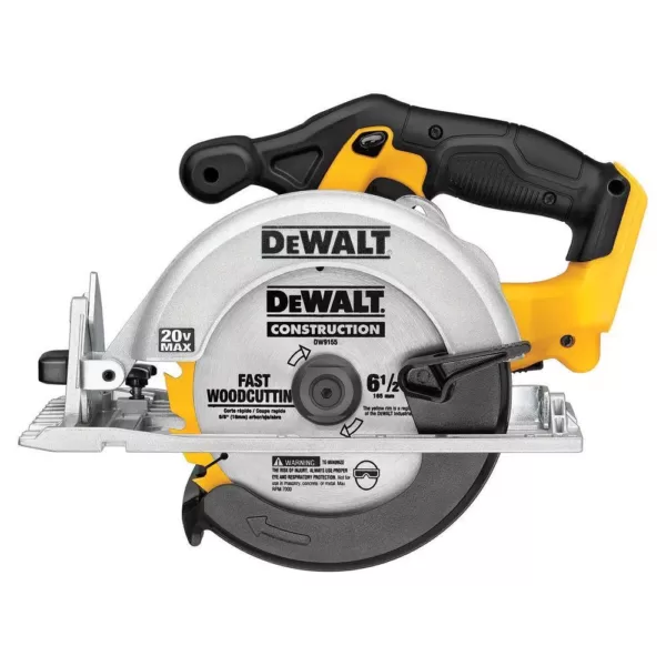 DEWALT 20-Volt MAX Cordless 6-1/2 in. Circular Saw with (1) 20-Volt Battery 3.0Ah & Charger