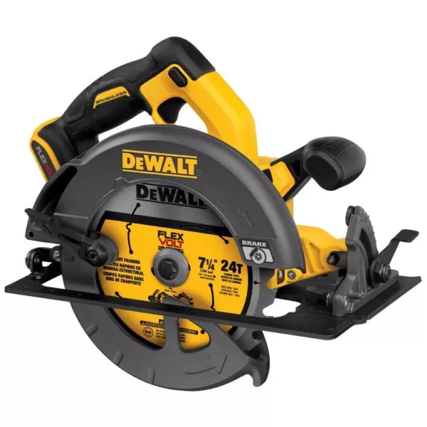 DEWALT FLEXVOLT 60-Volt MAX Cordless Brushless 7-1/4 in. Circular Saw with (1) FLEXVOLT 6.0Ah Battery