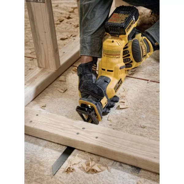 DEWALT FLEXVOLT 60-Volt MAX Cordless Brushless 7-1/4 in. Circular Saw, (2) FLEXVOLT 6.0Ah Batteries & Reciprocating Saw