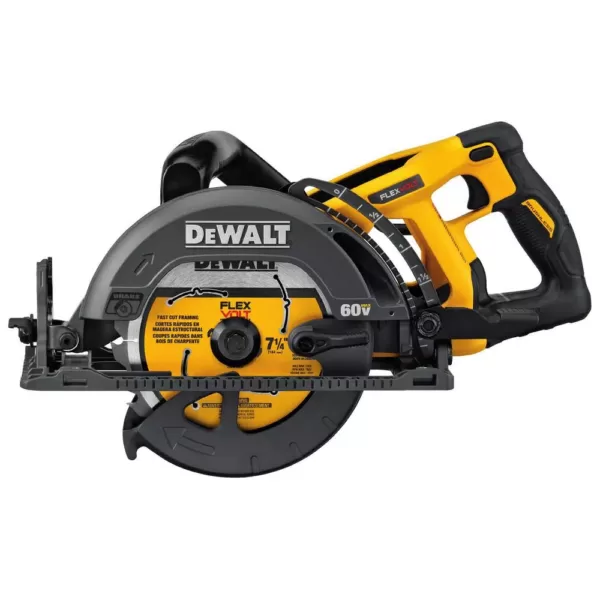 DEWALT FLEXVOLT 60-Volt MAX Cordless Brushless 7-1/4 in. Wormdrive Style Circular Saw (Tool-Only)