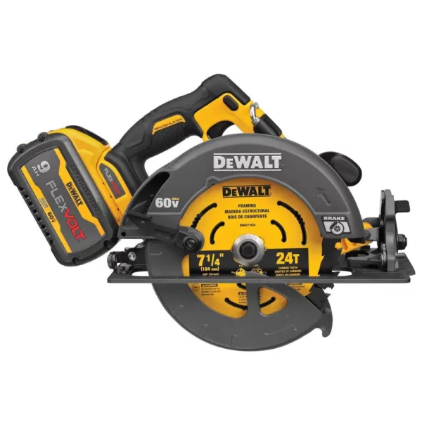 DEWALT FLEXVOLT 60-Volt MAX Cordless Brushless 7-1/4 in. Circular Saw with Brake (Tool-Only)