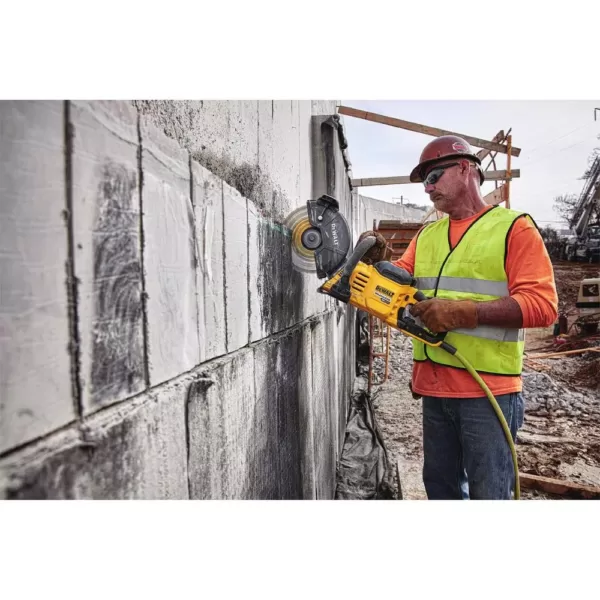 DEWALT FLEXVOLT 60-Volt MAX Cordless Brushless 9 in. Cut-Off Construction Saw with (2) FLEXVOLT 9.0Ah Batteries