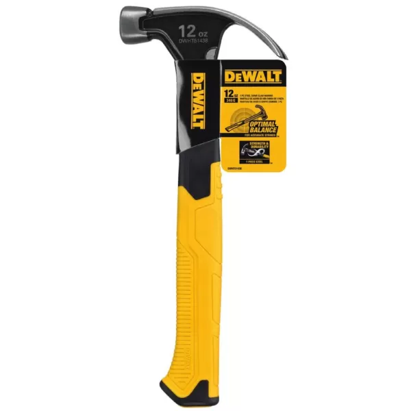 DEWALT 12 oz. Steel Curve Claw Hammer