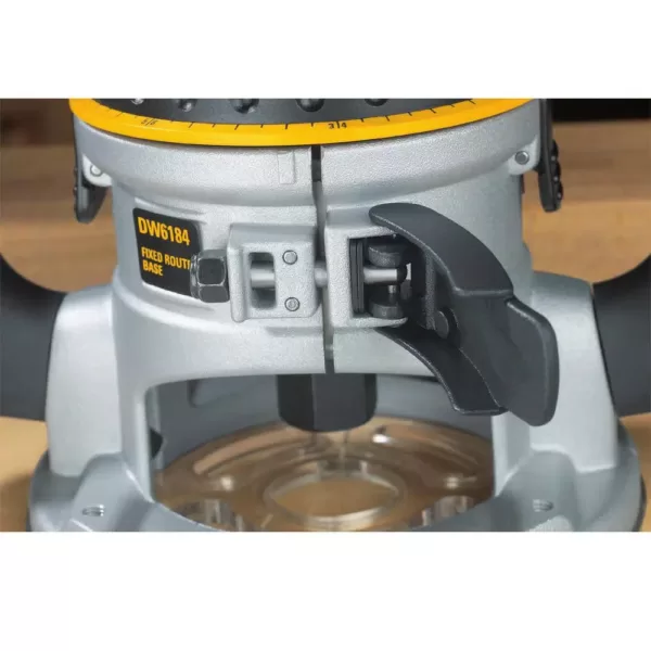 DEWALT 12 Amp Corded 2-1/4 Horsepower Fixed and Plunge Base Router Kit