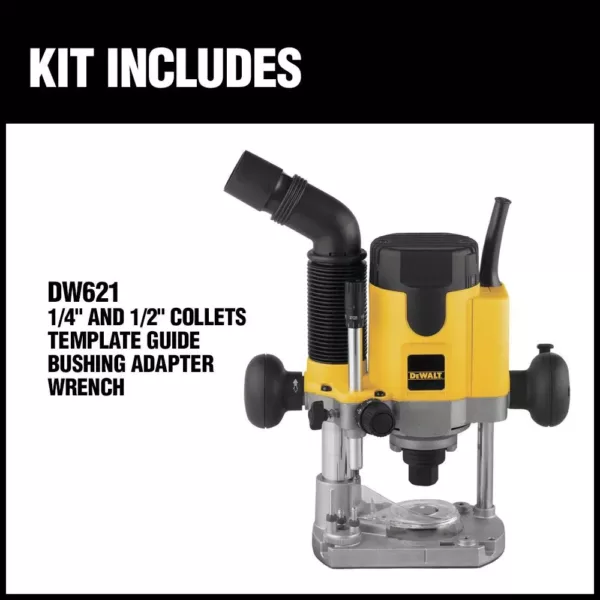 DEWALT 2 HP Electronic Variable Speed Plunge Router