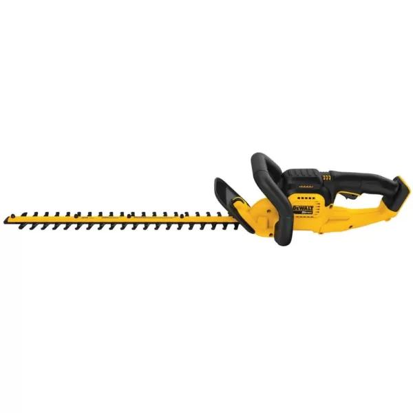 DEWALT 22 in. 20V MAX Lithium-Ion Cordless Hedge Trimmer (Tool Only) with Bonus 20V MAX Lithium-Ion Starter Kit Included