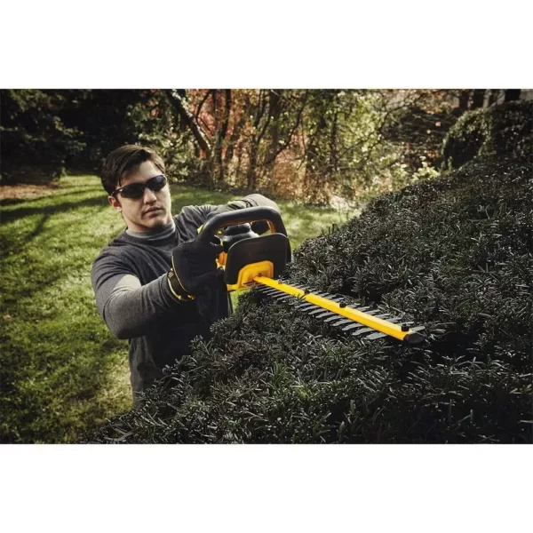 DEWALT 22 in. 20V MAX Lithium-Ion Cordless Hedge Trimmer (Tool Only) with Bonus 20V MAX XR Premium (1) 5.0Ah Battery