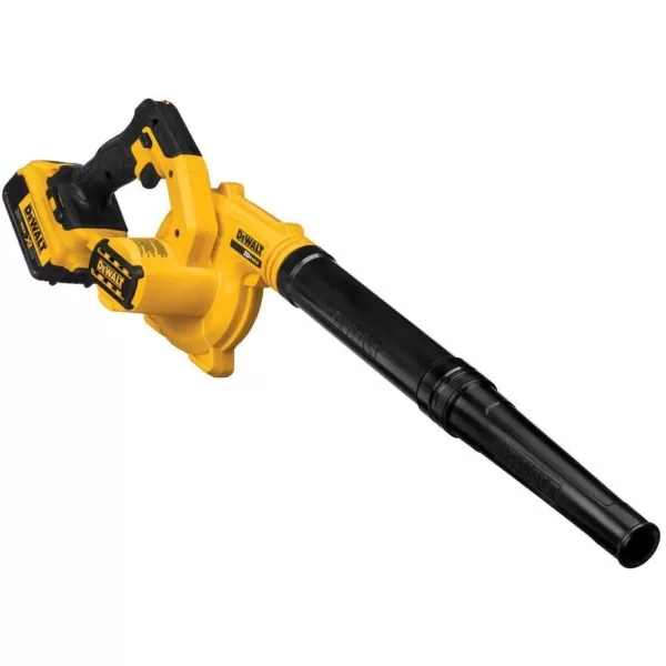 DEWALT 20-Volt MAX Cordless Compact Jobsite Blower 135 MPH 100 CFM with (1) 20-Volt 4.0Ah Battery & Charger