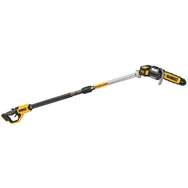 DEWALT 20V MAX Lithium-Ion Brushless Cordless String Trimmer with Bonus 8 in. 20-Volt MAX Pole Saw (Tool Only)