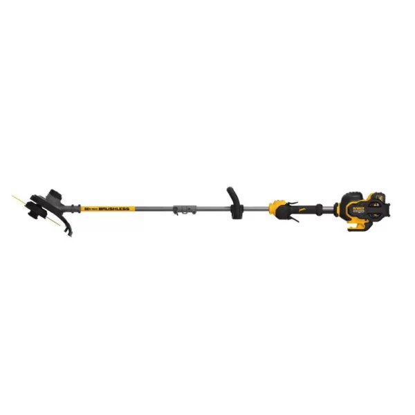 DEWALT 15 in. 60V MAX Cordless FLEXVOLT Brushless String Grass Trimmer with Bonus 125 MPH 600 CFM Blower (Tool Only)