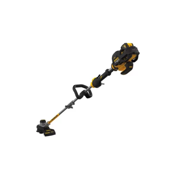 DEWALT 15 in. 60V MAX Cordless FLEXVOLT Brushless String Grass Trimmer with Bonus 125 MPH 600 CFM Blower (Tool Only)