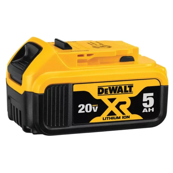 DEWALT 20-Volt MAX XR Cordless Brushless 5 in. Random Orbital Sander with Jigsaw & (1) 20-Volt Battery 5.0Ah