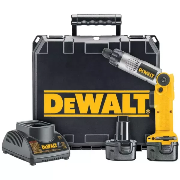 DEWALT 7.2-Volt Ni-Cd Cordless Two-Position Screwdriver with (2) Batteries 1.7Ah, 1-Hour Charger and Case