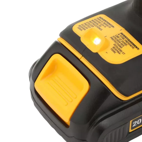 DEWALT ATOMIC 20-Volt MAX Cordless Brushless Compact 1/2 in. Hammer Drill, (2) 20-Volt 1.3Ah & (1) 20-Volt 5.0Ah Batteries