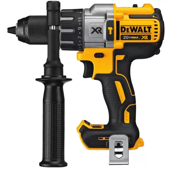 DEWALT 20-Volt MAX XR Cordless Brushless 3-Speed 1/2 in. Hammer Drill with (3) 20-Volt 5.0Ah Batteries & Charger