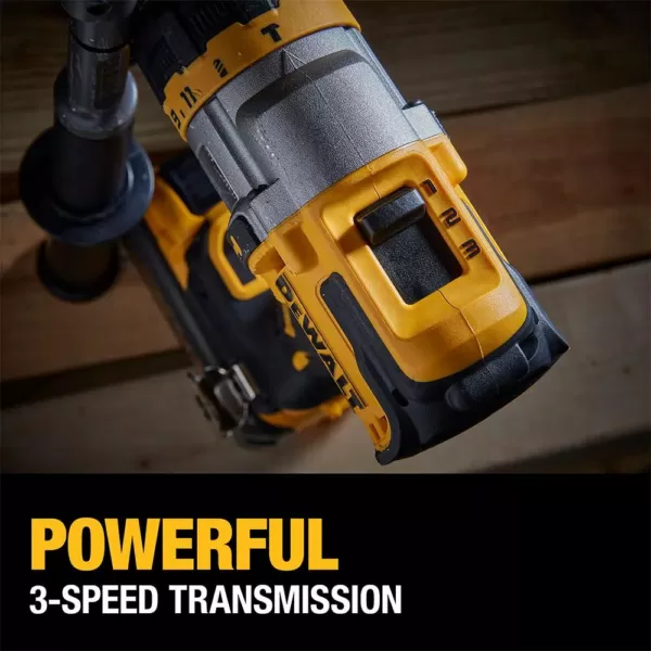 DEWALT 20-Volt MAX Brushless Cordless 1/2 in. Hammer Drill/Driver with FLEXVOLT ADVANTAGE (Tool Only)