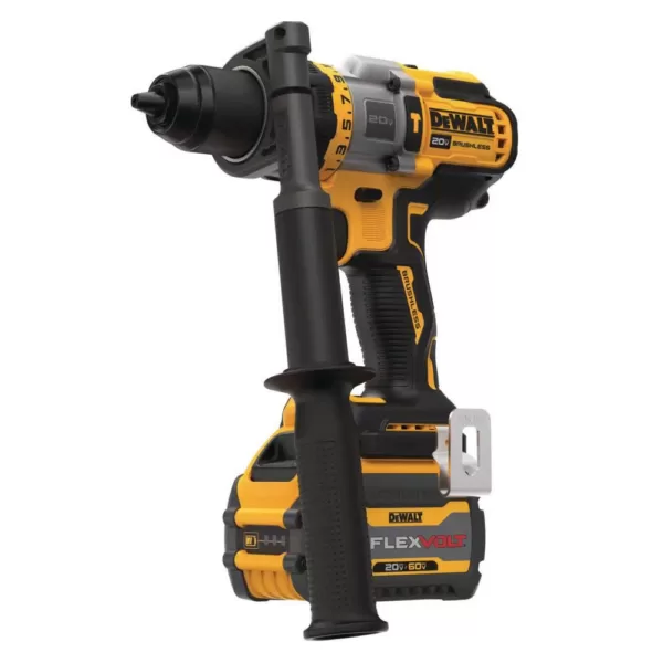 DEWALT 20-Volt MAX Cordless Brushless 1/2 in. Hammer Drill/Driver with FLEXVOLT ADVANTAGE with (1) FLEXVOLT 6.0Ah Battery